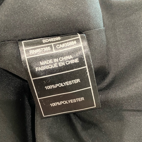 BB DAKOTA Sleeveless Peek-A-Boo Front and Back Blue/Gray and White Dress Size 4 - Picture 5 of 6